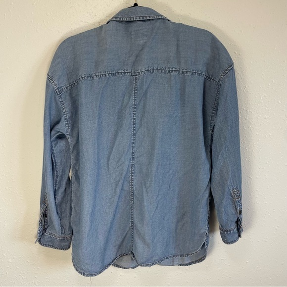American eagle oversized jean shirt‎ small - Picture 2 of 4